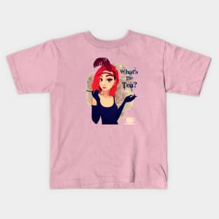 What's the tea? Kids T-Shirt